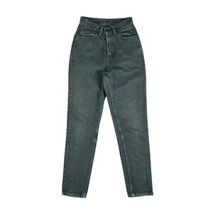 Vtg Levi's 510 Women's Jeans Green Slim Fit High Rise Tapered Leg Sz 3 80s 90s